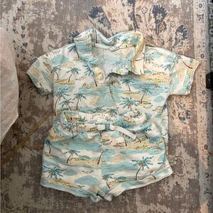 H&M Baby Outfit with Tropical Print